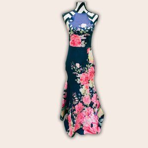 Soieblu Floral Mermaid Gown